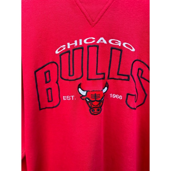 Vintage NBA Chicago Bulls Crewneck Sweater Lee Sport Tag L - Picture 3 of 6